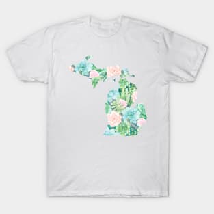 Michigan Succulents Stickers and Magnets | Cherie's Art(c)2021 T-Shirt